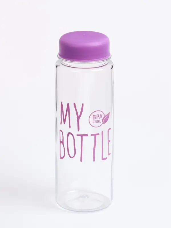 Бутылка для воды My bottle 500 мл, 19.5&times;6 см, МИКС
