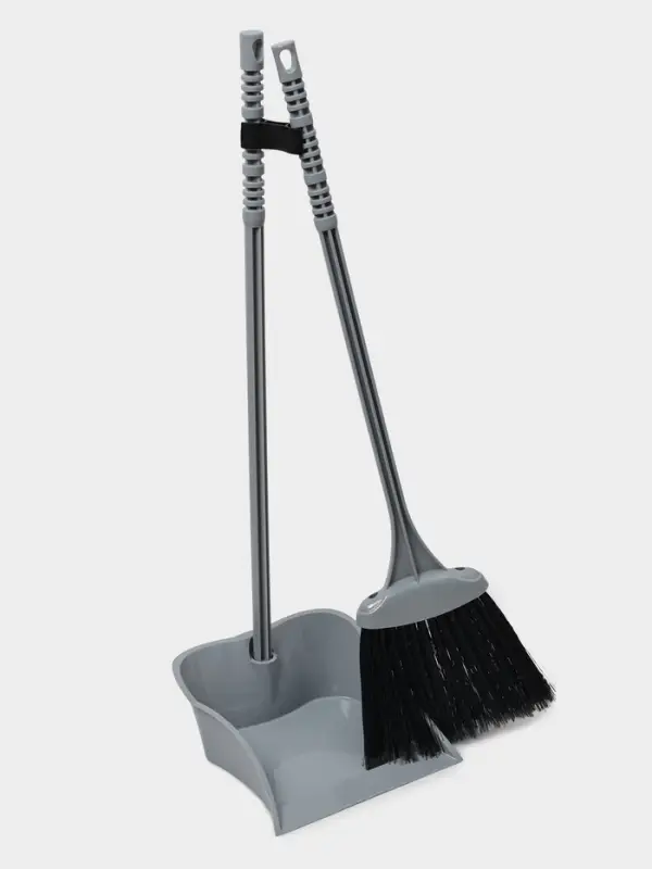 Веник с совком Альтернатива &laquo;Комфорт&raquo;, пластик, МИКС