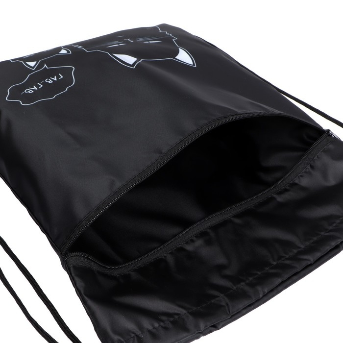 Мешок для обуви с карманом 420 х 340 мм, Calligrata МСО-7С, (мягкий полиэстер, плотность 210D),  Мешок для обуви с карманом 420 х 340 мм, Calligrata МСО-7С, (мягкий полиэстер, плотность 210D), "Коты"