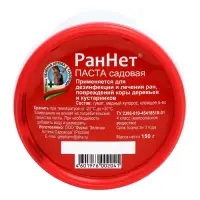 Паста для заживления повреждений садовых деревьев РанНет 150 г
