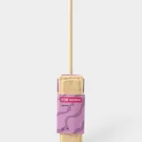 Швабра &laquo;Пастель&raquo;, плоская, окрашенный телескопический черенок, микрофибра, 43&times;14&times;124 см