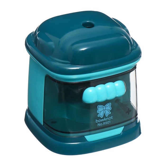 Точилка электрическая (батарейки в комплект не входят).работает от 2-х АА батареек Бирюзовый Точилка электрическая (батарейки в комплект не входят).работает от 2-х АА батареек Бирюзовый