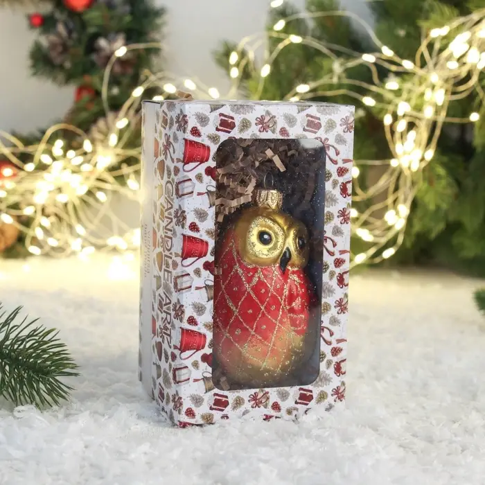 Ёлочная игрушка &laquo;Совушка&raquo; ручная роспись, h=11 см, МИКС