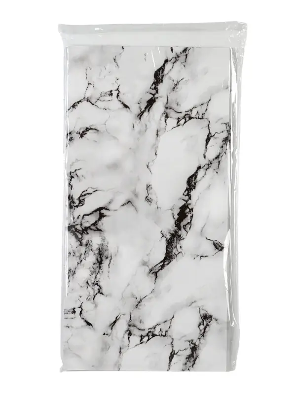 Стеновая панель самоклеящаяся TAKE IT EASY, 300&times;600 мм, цвет мрамор бьянко негро, 10 шт.