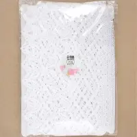 Кружево вязаное, 80 мм, 10&plusmn;1 м, белое