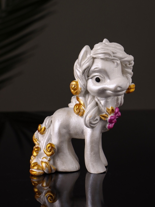 Статуэтка  Статуэтка "Пони Красотка" 10х7х5 см, перламутр