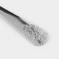 Набор столовых ложек Доляна &laquo;Эмили&raquo;, длина 20.5 см, 6 шт., нержавеющая сталь, серебристый