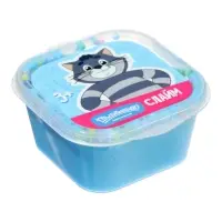 Слайм "Простоквашино", голубой, 60 г. Slime HERO SLM336
