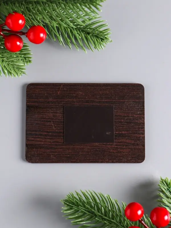 Набор новогодних магнитов 3 шт "Здоровья, счастья в дом, богатства" 9,5х6,5 см