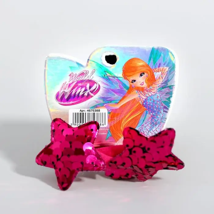 Резинка для волос «Звездочки», 2 штуки, ВИНКС Резинка для волос «Звездочки», 2 штуки, ВИНКС