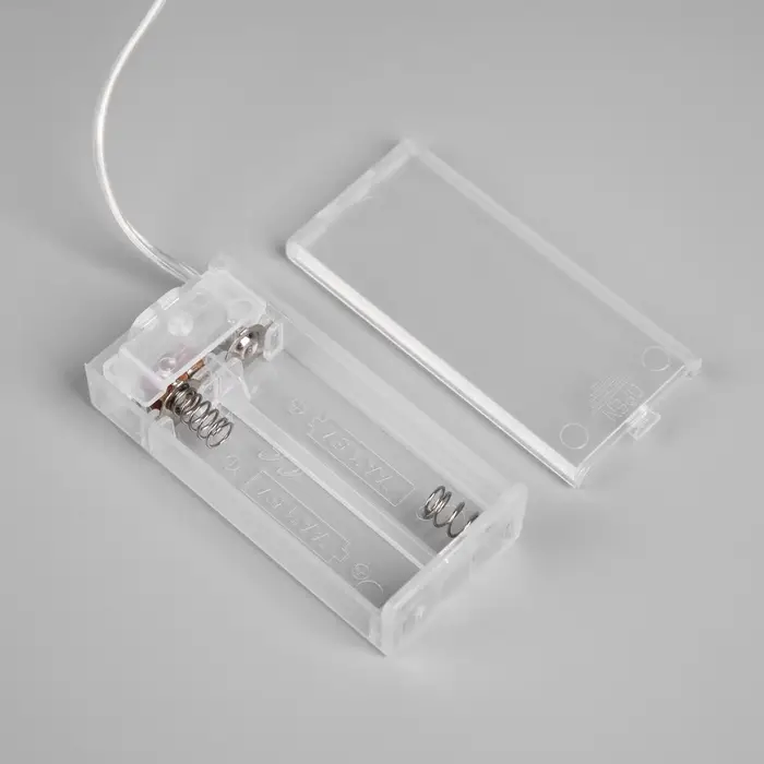 Юбка для елки, с подсветкой, &laquo;Белая&raquo;, 50&times;30&times;7 см, 35LED, батарейки ААх3 (не в комплекте), свечение тёплое белое
