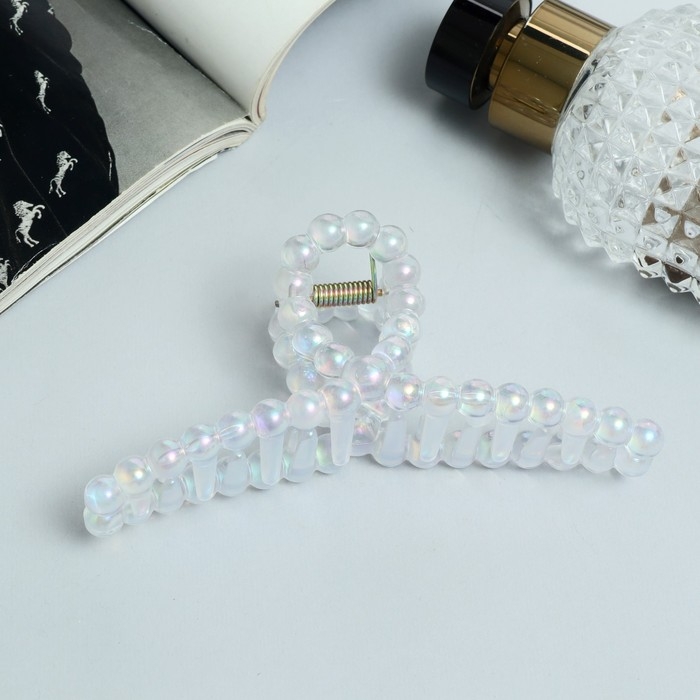 Краб для волос Краб для волос "Хелен" петля, 11 см, прозрачный