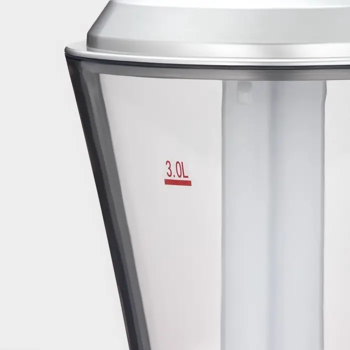 Башня пивная &laquo;Металлик&raquo;, 3 л, колба для льда, с подсветкой, 2 батарейки CR=2032, пластик, серебристая