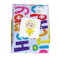 Воздушный шар фольгированный 22" «С днём рождения! Шар с бантом», фигура