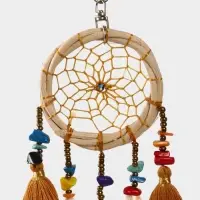 Брелок "Ловец снов" 17 см, цв. медный Брелок "Ловец снов" 17 см, цв. медный
