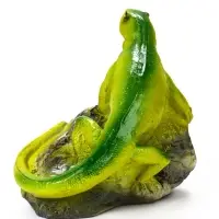 Садовая фигура из гипса &laquo;Ящерица на камне&raquo;, 16.5&times;13&times;16 см