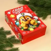 Коробка подарочная, &laquo;С Новым годом&raquo;, 16&times;23&times;7.5 см, Щенячий патруль