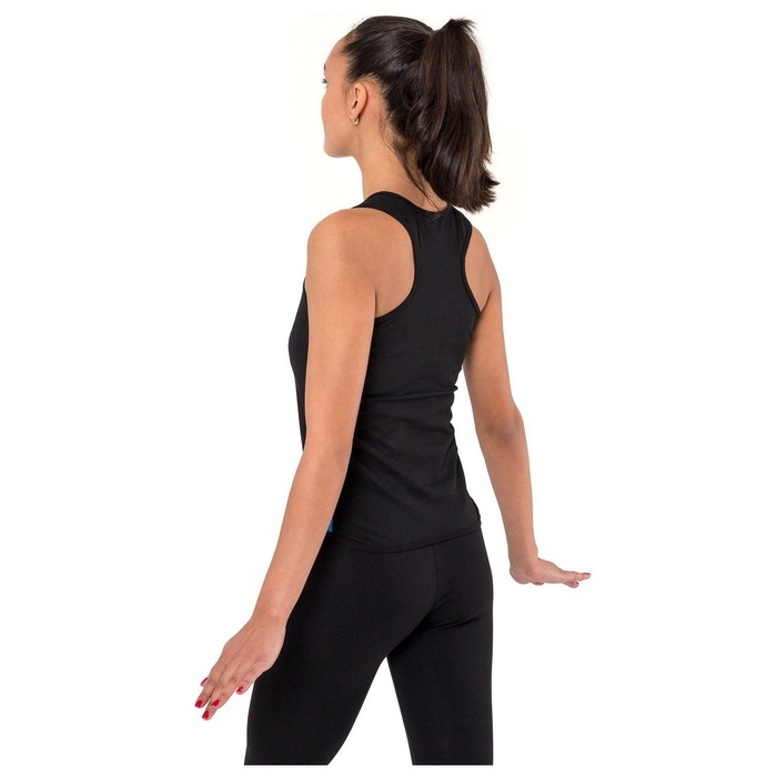 Майка-борцовка для гимнастики и танцев Grace Dance, р. 42, цвет чёрный/бирюза Майка-борцовка для гимнастики и танцев Grace Dance, р. 42, цвет чёрный/бирюза