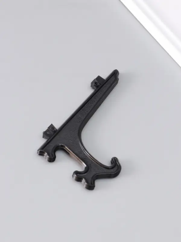 Подставка для тарелки декоративной d=13-16 см, пластик, 12.5 см, чёрная, набор 5 шт.