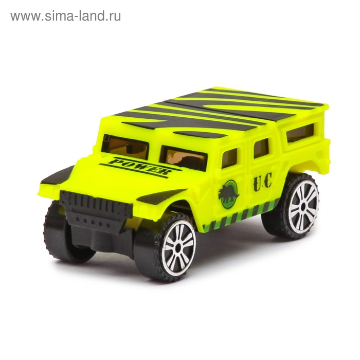 Набор игровой &laquo;Динозавр&raquo;, 4 машины и фигурки