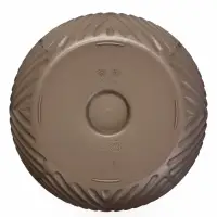 Кашпо со вставкой 1 л d15 см h14 см РАМОНА серый