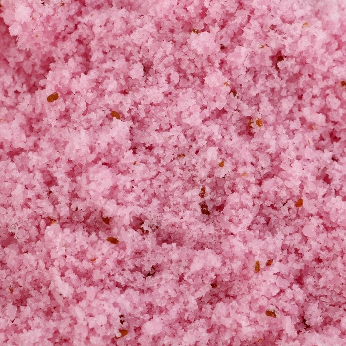 Скраб для тела соляной, 300 г, аромат малины, BEAUTY FOOD