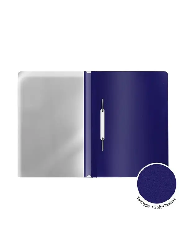 Папка-скоросшиватель А4 180 мкм, ErichKrause Matt-touch Reef, текстура &laquo;без отпечатков&raquo;, яркие трендовые, прозрачный верх