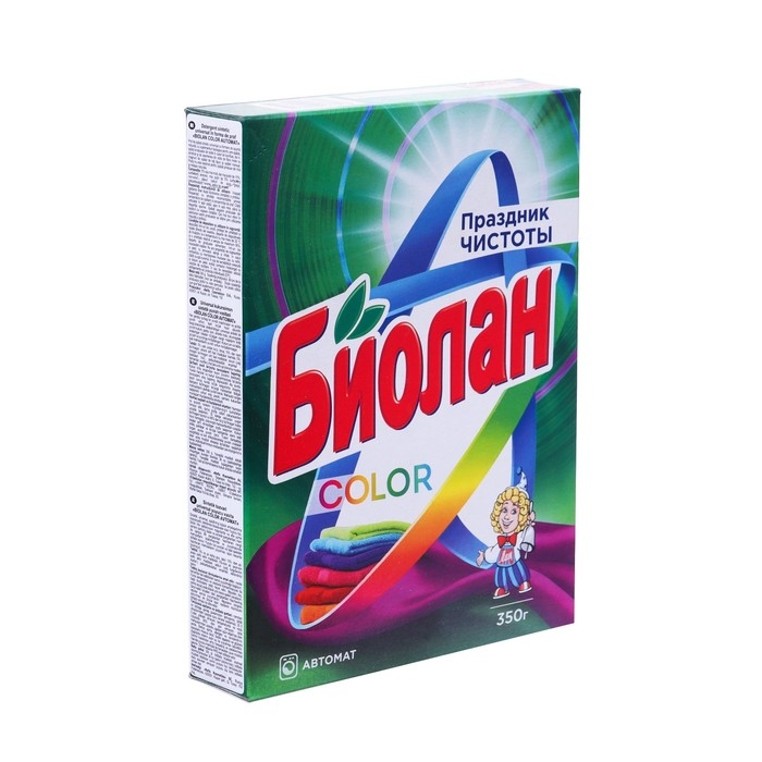 Порошок стиральный  Порошок стиральный "Биолан"  Автомат Color, 350 г