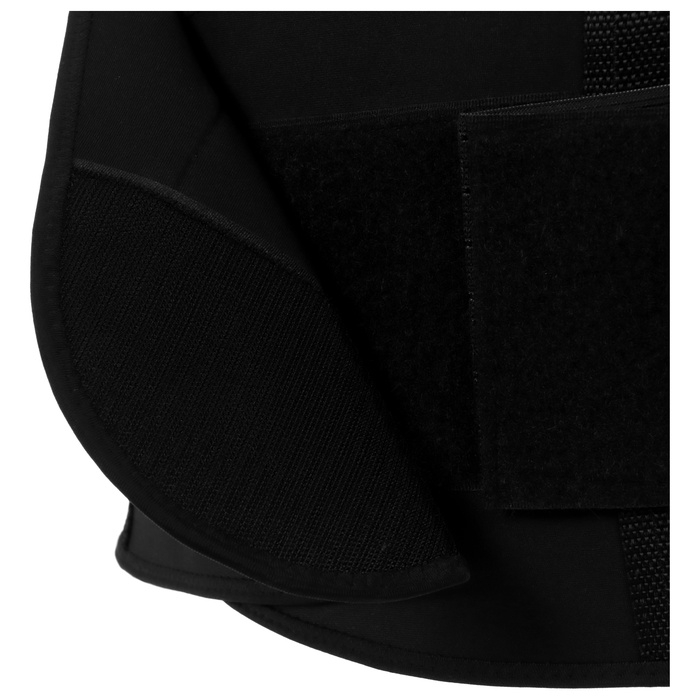 Пояс на талию для похудения ONLYTOP fitness, размер L-XL, цвет черный Пояс на талию для похудения ONLYTOP fitness, размер L-XL, цвет черный