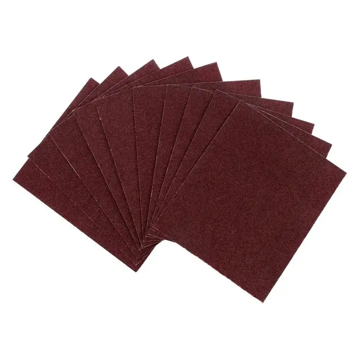 Шкурка шлифовальная в листах ТУНДРА, на тканевой основе водостойкая, 230&times;280, Р40, 10 шт.
