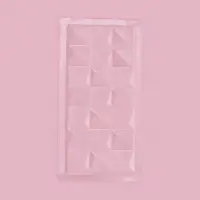 Форма для шоколада «Квадраты», пластик, 20.5×10×1 см, прозрачная