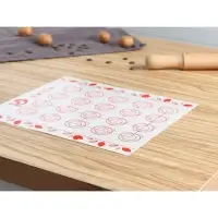 Коврик для выпечки армированный Доляна &laquo;Макарун&raquo;, силикон, 29.3&times;26 см, белый