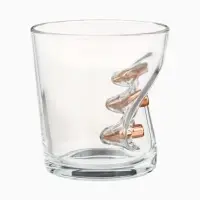 Стакан граненый с пулей &laquo;Непробиваемый&raquo;, для виски, 250 мл