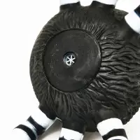 Игрушка пищащая "Паук" для собак, 15 см, черная