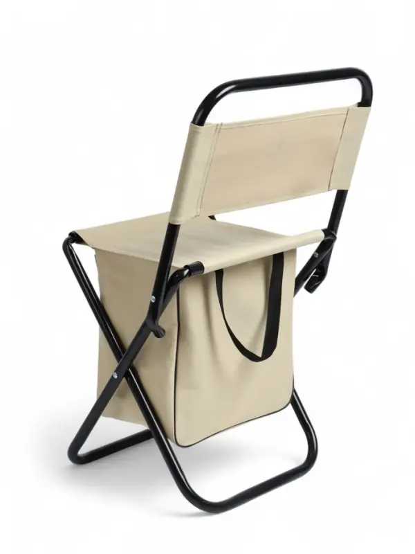 Стул туристический maclay, 28&times;35&times;58 см, до 90 кг, с сумкой, складной, со спинкой, серый