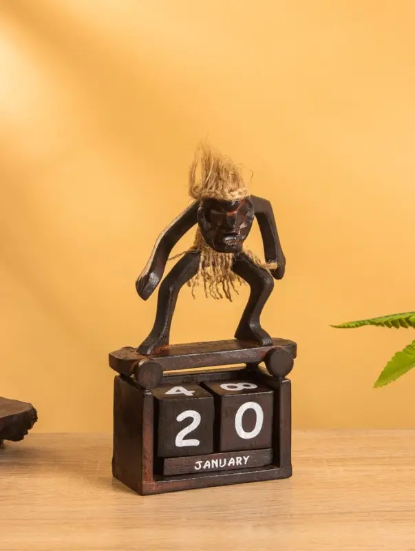 Вечный календарь &laquo;Абориген-календарь&raquo;, 18&times;11&times;8 см, дерево