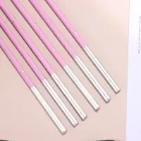 Свечи для торта &laquo;Исполнение желаний&raquo;, 15 см, 6 шт., лавандовый цвет