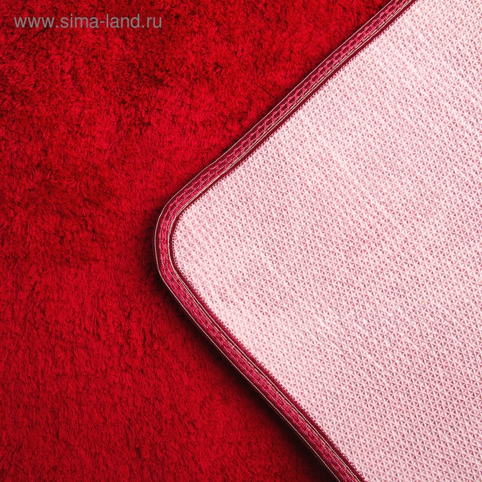 Коврик для дома Доляна «Нина», 50×80 см, цвет бордовый Коврик для дома Доляна «Нина», 50×80 см, цвет бордовый