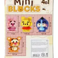 UNICON Конструктор "Mini Blocks, Медвежонок", 4в1 UNICON Конструктор "Mini Blocks, Медвежонок", 4в1