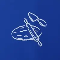 Коврик для выпечки и раскатки теста с разметкой Доляна &laquo;Эрме&raquo;, силикон, 40&times;30 см, синий