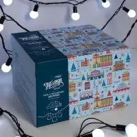 Гирлянда &laquo;Нить&raquo; 10 м с насадками &laquo;Шарики 2.5 см&raquo;, IP44, тёмная нить, 100 LED, свечение белое, 8 режимов, 220 В