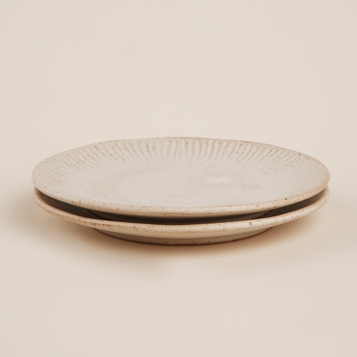 Набор тарелок керамических SL Home «Виенто», d=28 см, цвет бежевый Набор тарелок керамических SL Home «Виенто», d=28 см, цвет бежевый