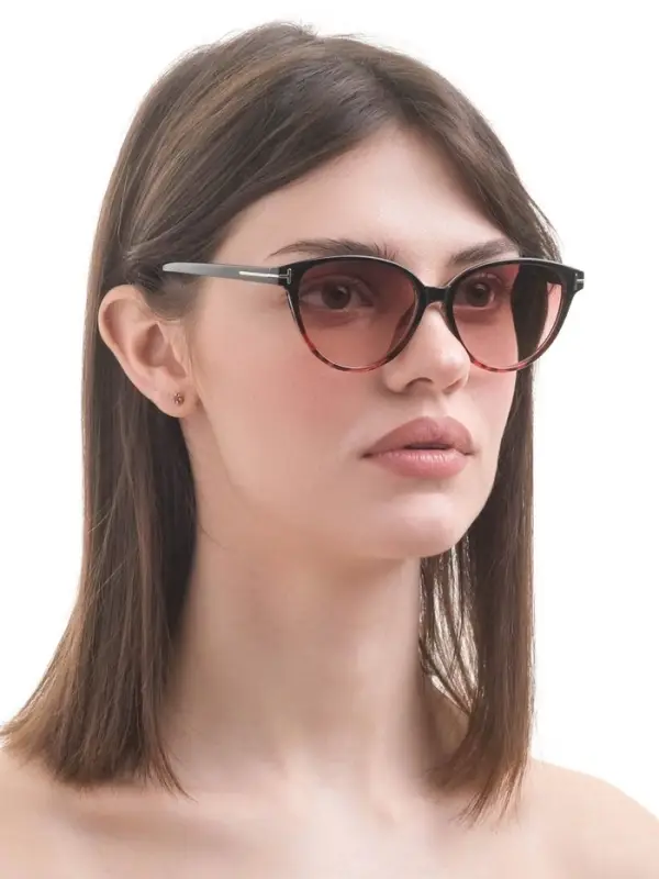 Очки солнцезащитные женские &laquo;OneSun. Леопардовый принт&raquo;, uv 400, линза 4.5&times;6 см, чёрный, бордовый