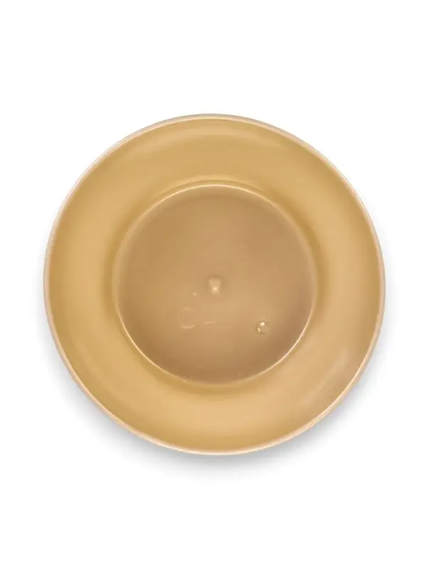 Горшок для цветов с поддоном 0,8 л d14 см h8 см "Фиалочка" кремовый