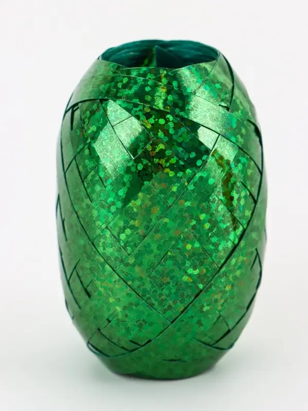 Лента упаковочная голографическая, для воздушных шаров и подарков, ассорти, набор 6 шт., 0.5 см &times; 10 м