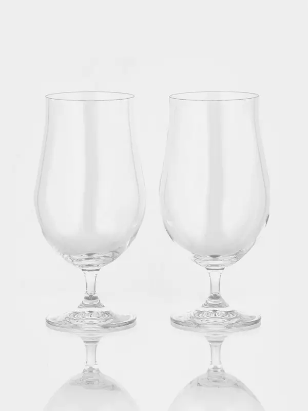 Набор бокалов для пива &laquo;Бар&raquo;, 550 мл, 2 шт., хрустальное стекло, прозрачный