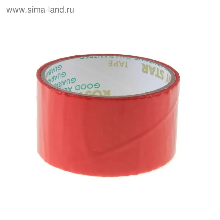 Клейкая лента Rosy Star, красная, 48 мм х 13 м Клейкая лента Rosy Star, красная, 48 мм х 13 м