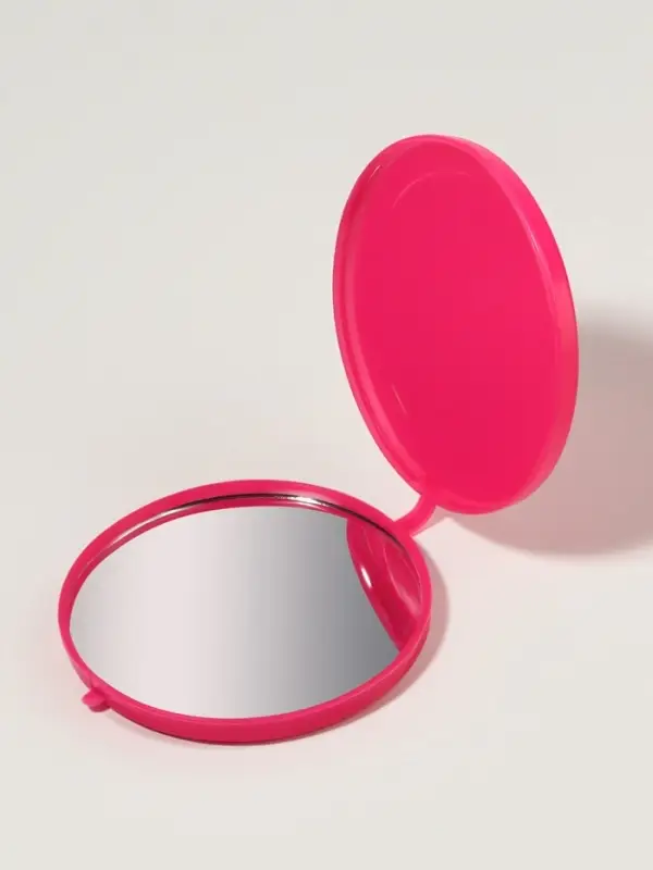 Зеркало складное «Цветы», d=6 см, МИКС