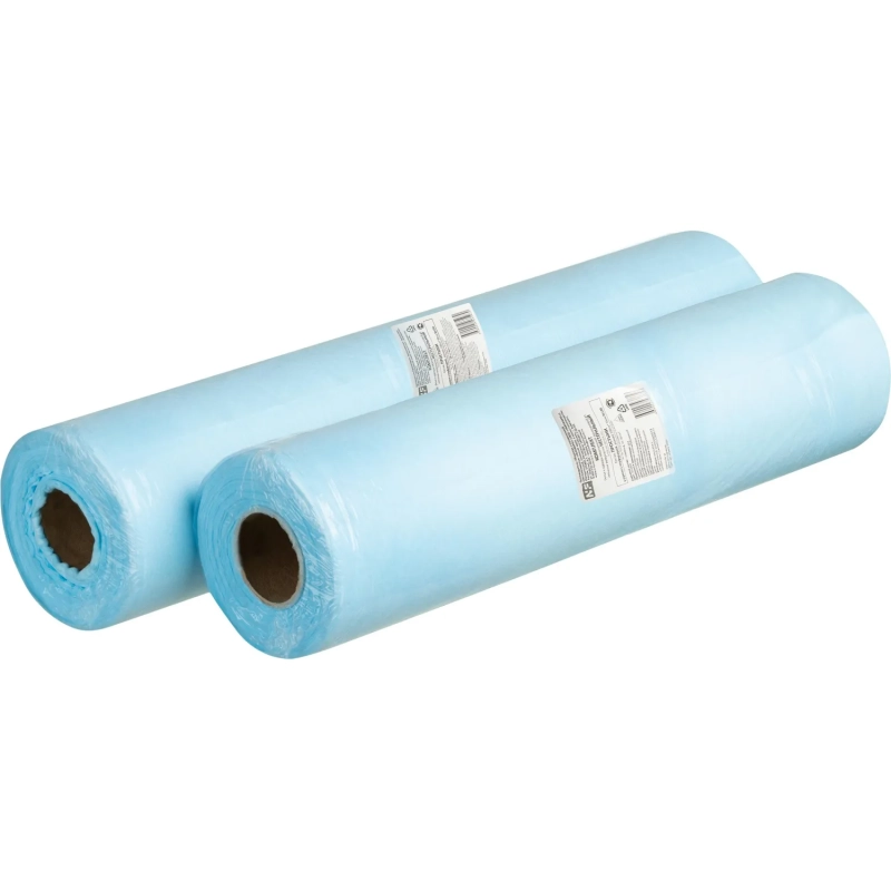 Простыня в рулоне 70х200, спанб, пл.20,глб,с перф. 100шт/рул ШК34928/37356