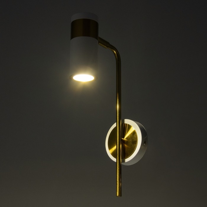 Бра "Техно" Е27 40Вт золото-белый 21х10х38см